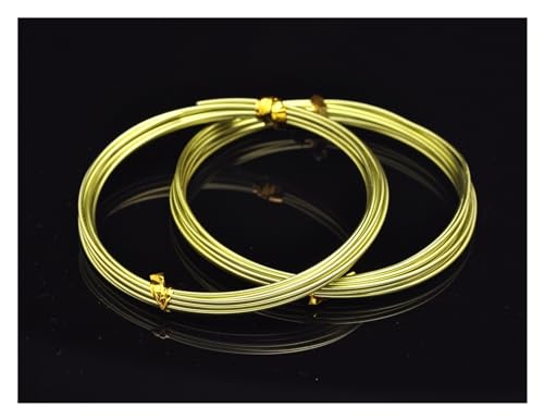 1 Rolle, 1 mm, 1,5 mm, 2 mm, 18 Gauge / 15 g, Aluminium, weiches Metall, Handwerk, Perlenschnur für die Herstellung von Schmuck, zum Weben und B - 7,1 mm - 1 Rolle) von LVCHAO