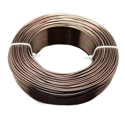 1 Rolle Aluminiumdraht für Schmuckherstellung DIY Halskette Armband 0,8 mm 1 mm 1,5 mm 2 mm 3,0 mm 4 mm 5 mm 6 mm 23 Farben Für DIY Schnitzerei, Kreation von von LVCHAO