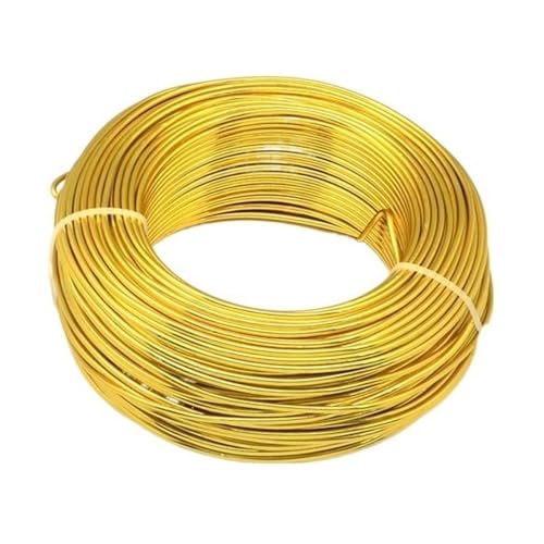 1 Rolle Aluminiumdraht für Schmuckherstellung DIY Halskette Armband 0,8 mm 1 mm 1,5 mm 2 mm 3,0 mm 4 mm 5 mm 6 mm 23 Farben Für DIY Schnitzerei, Kreation von von LVCHAO