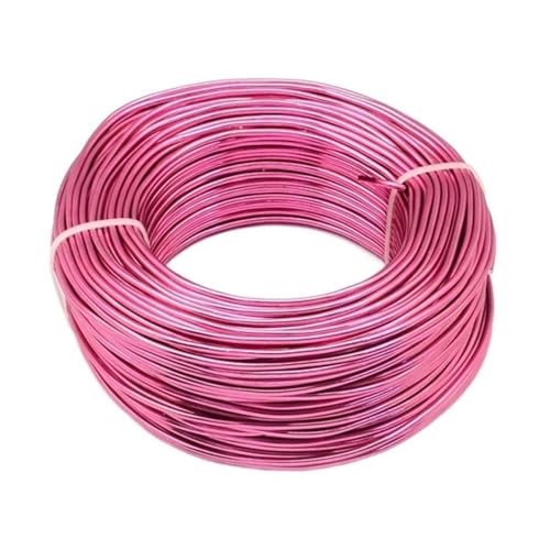 1 Rolle Aluminiumdraht für Schmuckherstellung DIY Halskette Armband 0,8 mm 1 mm 1,5 mm 2 mm 3,0 mm 4 mm 5 mm 6 mm 23 Farben Für DIY Schnitzerei, Kreation von von LVCHAO