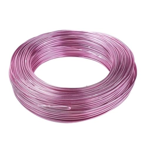 1 Rolle Aluminiumdraht für Schmuckherstellung DIY Halskette Armband 0,8 mm 1 mm 1,5 mm 2 mm 3,0 mm 4 mm 5 mm 6 mm 23 Farben Für DIY Schnitzerei, Kreation von von LVCHAO