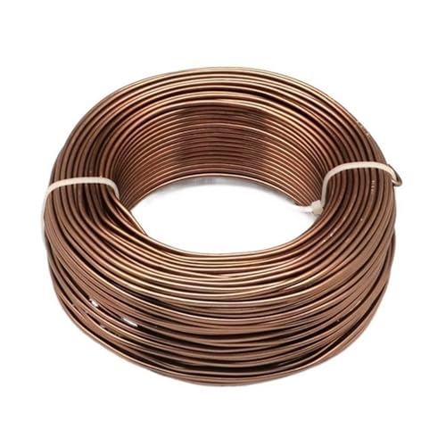 1 Rolle Aluminiumdraht für Schmuckherstellung DIY Halskette Armband 0,8 mm 1 mm 1,5 mm 2 mm 3,0 mm 4 mm 5 mm 6 mm 23 Farben Für DIY Schnitzerei, Kreation von von LVCHAO