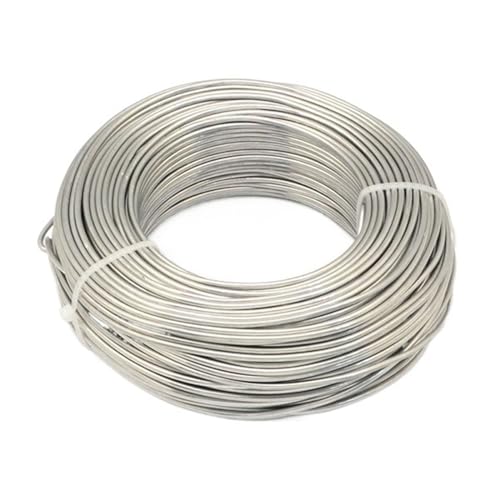 1 Rolle Aluminiumdraht für Schmuckherstellung DIY Halskette Armband 0,8 mm 1 mm 1,5 mm 2 mm 3,0 mm 4 mm 5 mm 6 mm 23 Farben Für DIY Schnitzerei, Kreation von von LVCHAO
