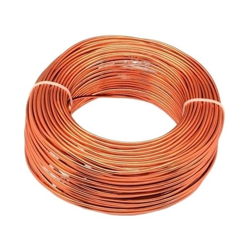 1 Rolle Aluminiumdraht für Schmuckherstellung DIY Halskette Armband 0,8 mm 1 mm 1,5 mm 2 mm 3,0 mm 4 mm 5 mm 6 mm 23 Farben Für DIY Schnitzerei, Kreation von von LVCHAO