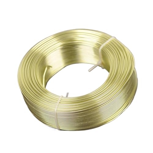 1 große Rolle 0,8 mm / 1 mm / 1,5 mm / 2 mm / 2,5 mm / 3,0 mm Aluminiumdraht Weichmetallperlen für die Schmuckherstellung DIY Schnitzerei Schmuckherstellung (Li von LVCHAO