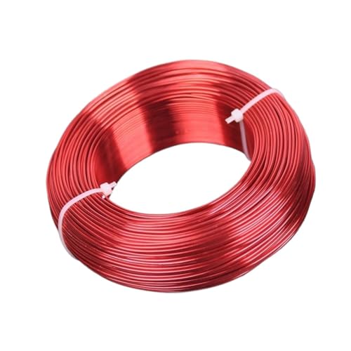 1 große Rolle 0,8 mm / 1 mm / 1,5 mm / 2 mm / 2,5 mm / 3,0 mm Aluminiumdraht Weichmetallperlen für die Schmuckherstellung DIY Schnitzerei Schmuckherstellung (Re von LVCHAO