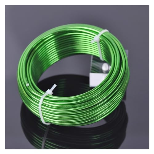 1 große Rolle 1 mm, 1,5 mm, 2 mm, 2,5 mm, 3,0 mm, Draht aus weichem Metall aus Aluminium für die Schmuckherstellung DIY für Schnitzerei, Schmuckherstellung (B-25,1. von LVCHAO