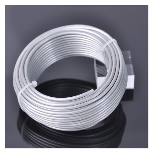 1 große Rolle 1 mm, 1,5 mm, 2 mm, 2,5 mm, 3,0 mm, Perlenschnur aus weichem Aluminium für die Schmuckherstellung zum Basteln für Schnitzerei, Schmuckherstellung (B-21,1. von LVCHAO