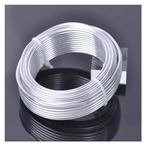 1 große Rolle 1 mm, 1,5 mm, 2 mm, 2,5 mm, 3,0 mm, weicher Aluminiummetall-Perlenschnur für DIY-Schmuckherstellung Für Schnitzerei, Schmuckherstellung (B-1,2.0) von LVCHAO