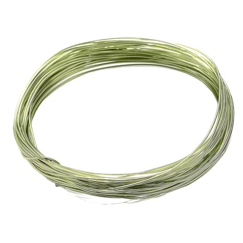 10 Meter/Rolle 0,6 mm 0,8 mm 1,0 mm 1,2 mm Aluminiumdraht, bunt, Basteln, Webprozess, Aluminiumdraht, kleine Materialien zur Schmuckherstellung, geeignet für die Herstellung von Schmuck, zum Weben von LVCHAO