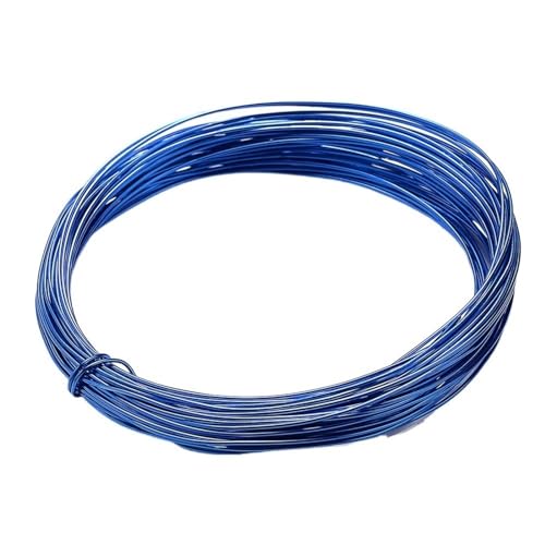 10 Meter/Rolle 0,6 mm 0,8 mm 1,0 mm 1,2 mm farbiger Aluminiumdraht DIY-Webprozess Aluminiumdraht kleine Materialien für die Schmuckherstellung zum Schnitzen DIY Kreatium von LVCHAO