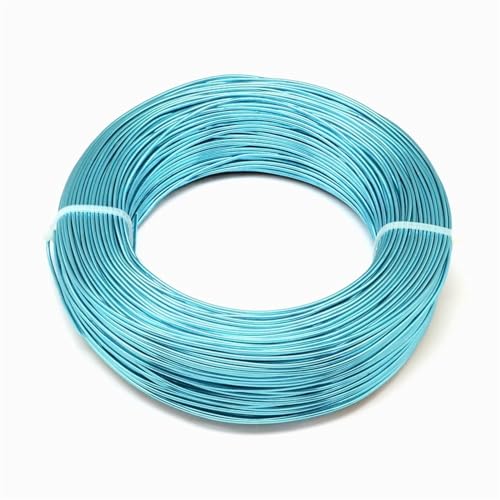 LVCHAO 280 m/250 g Aluminiumdraht, 0,6 mm, Flexibler Basteldraht for Perlenschmuck, Basteln, Herstellen von Zubehör Für DIY-Schmuckherstellung, Modellskulpturen(Dark Turquoise) von LVCHAO