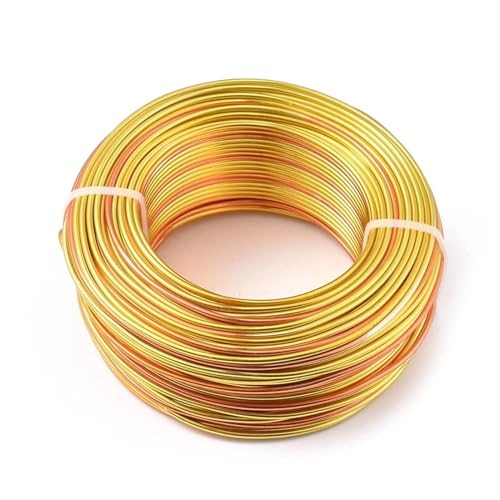 LVCHAO 55 m/Rolle, bunter Aluminiumdraht, 1 mm, 1,5 mm, 2 mm, Schmuckzubehör for Schmuck, DIY, Basteln, Zubehör Für DIY-Schmuckherstellung, Modellskulpturen(I,1.5mm 55m) von LVCHAO