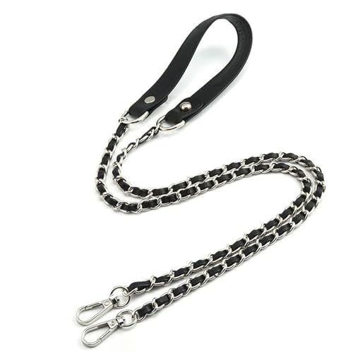 LVCHAO Hochwertiger Schultergurt, Ersatz-Schultergurt aus Metall, goldene Kugelkette, längenverstellbarer Gurt, lichtechte Kette Geeignet Für Damenhandtasche, Umhängetasche(Color-6) von LVCHAO