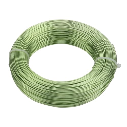 LVCHAO Schmuckzubehör Vergoldeter Aluminiumdraht 1 mm/1,2 mm/1,5 mm/2 mm/2,5 mm/3,0 mm Aluminium-Metalldraht for DIY-Schmuckteile Für DIY-Schmuckherstellung, Modellskulpturen(Light Green,2mm 5meter) LVCHAO Schmuckzubehör Vergoldeter Aluminiumdraht 1 mm/1,2 mm/1,5 mm/2 mm/2,5 mm/3,0 mm Aluminium-Metalldraht for DIY-Schmuckteile Für DIY-Schmuckherstellung, Modellskulpturen(Light Green,2mm 5meter) von LVCHAO