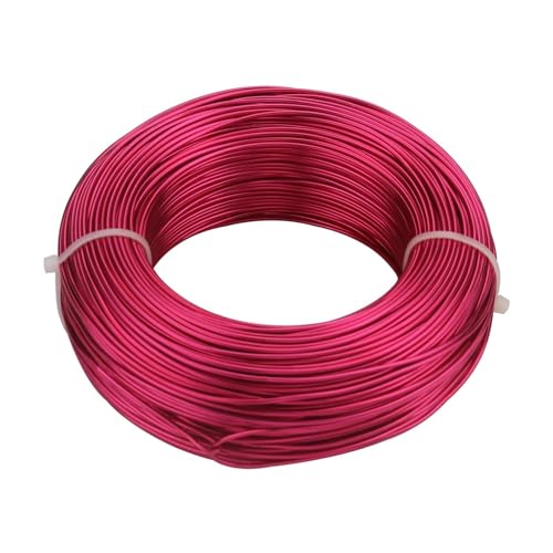 LVCHAO Schmuckzubehör Vergoldeter Aluminiumdraht 1 mm/1,2 mm/1,5 mm/2 mm/2,5 mm/3,0 mm Aluminium-Metalldraht for DIY-Schmuckteile Für DIY-Schmuckherstellung, Modellskulpturen(Rose red,1.2mm 10meter) LVCHAO Schmuckzubehör Vergoldeter Aluminiumdraht 1 mm/1,2 mm/1,5 mm/2 mm/2,5 mm/3,0 mm Aluminium-Metalldraht for DIY-Schmuckteile Für DIY-Schmuckherstellung, Modellskulpturen(Rose red,1.2mm 10meter) von LVCHAO