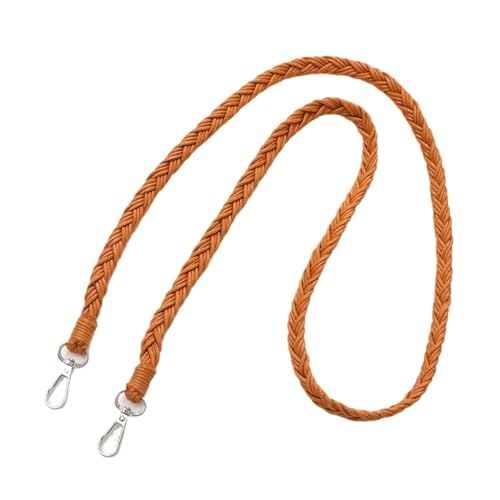 LVCHAO Vielseitiger handgewebter geflochtener Taschengurt, Ersatz, Abnehmbarer Gürtel for Umhängetaschen, Schultertaschengürtel for Damen Geeignet Für Damenhandtasche, Umhängetasche(Brown) von LVCHAO
