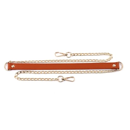 Metall-Schulterkettenriemen aus Pu-Leder, Ersatz-Taschenriemen, Taschenketten, Griff, abnehmbarer Handtaschenriemen, langlebiges Taschenzubehör Geeignet Für Damenhandtasche, Umhängetasche(Dark orange) Metall-Schulterkettenriemen aus Pu-Leder, Ersatz-Taschenriemen, Taschenketten, Griff, abnehmbarer Handtaschenriemen, langlebiges Taschenzubehör Geeignet Für Damenhandtasche, Umhängetasche(Dark orange) von LVCHAO
