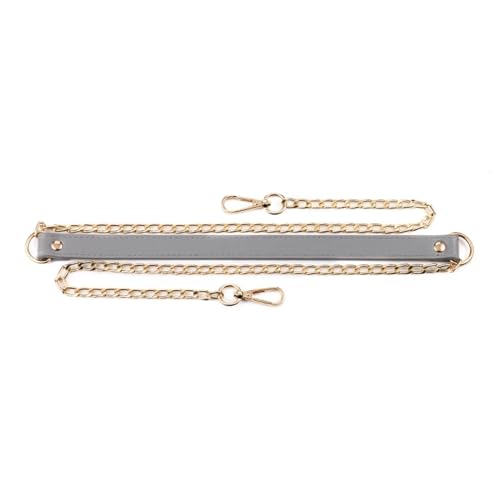Metall-Schulterkettenriemen aus Pu-Leder, Ersatz-Taschenriemen, Taschenketten, Griff, abnehmbarer Handtaschenriemen, langlebiges Taschenzubehör Geeignet Für Damenhandtasche, Umhängetasche(Light Grey) Metall-Schulterkettenriemen aus Pu-Leder, Ersatz-Taschenriemen, Taschenketten, Griff, abnehmbarer Handtaschenriemen, langlebiges Taschenzubehör Geeignet Für Damenhandtasche, Umhängetasche(Light Grey) von LVCHAO