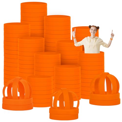 LVNRIDS Silikon-Armbänder, Gummi-Armbänder für Kinder, Teenager, 17,8 cm, Orange, Silikon-Armbänder für Business, Schule, Aktivität, Party, Veranstaltungen, Musikfestival, 200 Stück LVNRIDS Silikon-Armbänder, Gummi-Armbänder für Kinder, Teenager, 17,8 cm, Orange, Silikon-Armbänder für Business, Schule, Aktivität, Party, Veranstaltungen, Musikfestival, 200 Stück von LVNRIDS