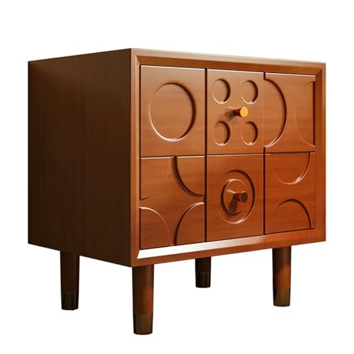 LVUNZJCA Kommode Schlichter Retro-Nachttisch aus Holz Schlafzimmermöbel LVUNZJCA Kommode Schlichter Retro-Nachttisch aus Holz Schlafzimmermöbel von LVUNZJCA