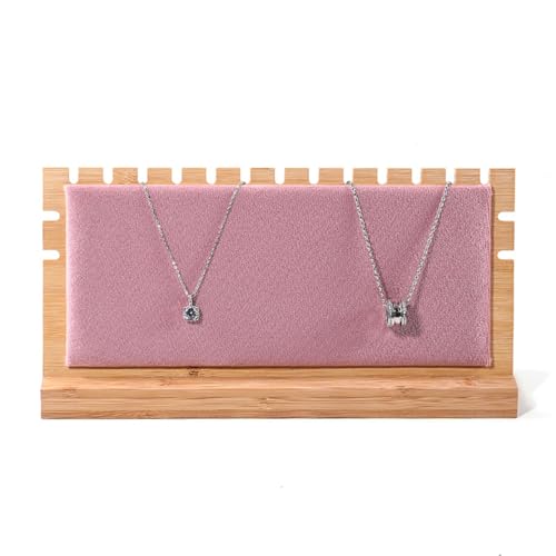 LVUNZJCA Schmuckständer für Halsketten, Anhänger und Armbänder aus Holz für Zuhause von LVUNZJCA