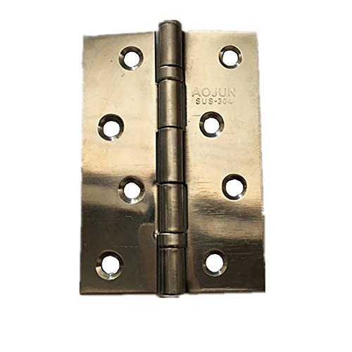 LVUNZJCA Türscharniere 10 Stück Edelstahl Scharnier Kugellager Scharnier Hardware Tür mit Scharniere für Schränke, Wandschränke LVUNZJCA Türscharniere 10 Stück Edelstahl Scharnier Kugellager Scharnier Hardware Tür mit Scharniere für Schränke, Wandschränke von LVUNZJCA