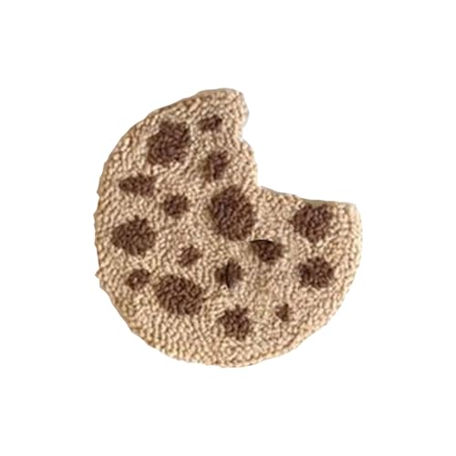 LVYUDS Hochzeit Geschenke Stanznadel Set für Freunde Basteln Enthusiasten, Anfänger Punch Needle Untersetzer Set Isolierung Thermische Nadel-Stick Neues Zuhause(Cookie) von LVYUDS