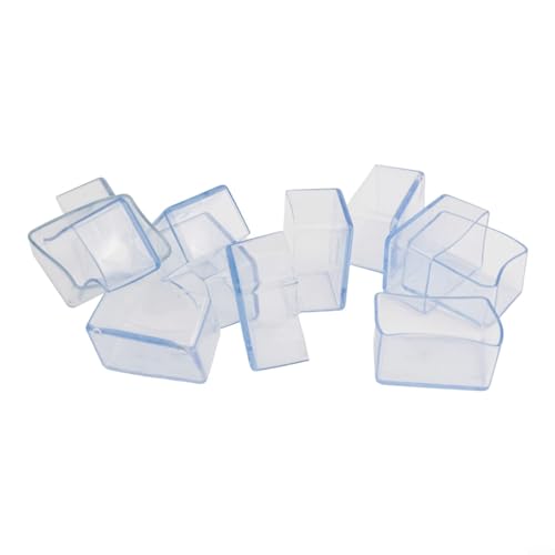 Möbelbeine, PVC-Abdeckungen für Lärm und Bodenschutz, 40 x 60 mm, 12 Stück Möbelbeine, PVC-Abdeckungen für Lärm und Bodenschutz, 40 x 60 mm, 12 Stück von LVYXON