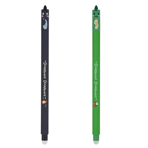 LVZONGXIN 2er Set löschbare Gelstifte, 0,5mm Blau Kugelschreiber, Radierbare Stifte Set, Radierbarer Gelschreiber für Kinder Geschenk, Erwachsene Bürobedarf von LVZONGXIN