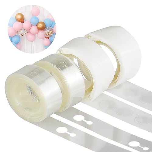 Ballon Bogen Girlande Dekorstreifen Set, 2 Rollen 5 m Doppelloch Luftballon Girlande Streifen Band und 200 Ballons Kleber für Party Hochzeit Geburtstag Deko, Ballongirlande Kit Ballon Bogen Girlande Dekorstreifen Set, 2 Rollen 5 m Doppelloch Luftballon Girlande Streifen Band und 200 Ballons Kleber für Party Hochzeit Geburtstag Deko, Ballongirlande Kit von LWMLWM