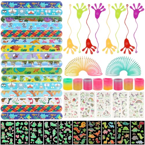 Kindergeburtstag Mitgebsel Set,Kindergeburtstag Spielzeugset ,Schnapparmband Kinder/Tattoo Kinder /Regenbogenspirale Kindergeburtstag Mitgebsel Set für Partybeutelfüller- 48 Stück (Muster zufällig) Kindergeburtstag Mitgebsel Set,Kindergeburtstag Spielzeugset ,Schnapparmband Kinder/Tattoo Kinder /Regenbogenspirale Kindergeburtstag Mitgebsel Set für Partybeutelfüller- 48 Stück (Muster zufällig) von LWMTT