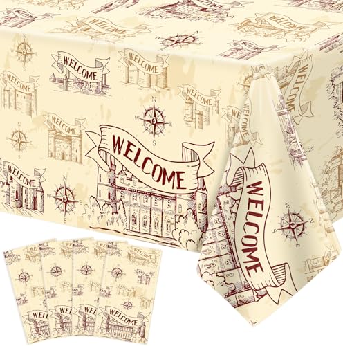 4Pcs Zauberer Tischtuch Geburtstag Party Zauberer Themed Halloween Tabelle deckt 51 x 86 Rechteck magische Vintage Castle Tischtuch für Geburtstag Party Baby Dusche Halloween Dekoration liefert 4Pcs Zauberer Tischtuch Geburtstag Party Zauberer Themed Halloween Tabelle deckt 51 x 86 Rechteck magische Vintage Castle Tischtuch für Geburtstag Party Baby Dusche Halloween Dekoration liefert von LWYGEGJO
