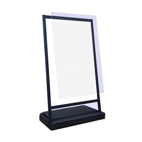 LXBAMKEA Plakatständer, Outdoor Winddicht Schilderhalter Mit Zeichenbrett, Business Events Anzeigetafel Message Board Restaurant Café Hochzeit Werbung Kreidetafel Schildständer(Black,65x40x109cm) von LXBAMKEA