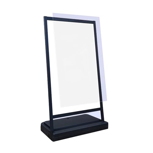 LXBAMKEA Plakatständer, Outdoor Winddicht Schilderhalter Mit Zeichenbrett, Business Events Anzeigetafel Message Board Restaurant Café Hochzeit Werbung Kreidetafel Schildständer(Black,65x40x119cm) von LXBAMKEA