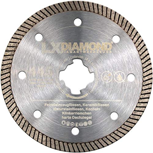 LXDIAMOND Diamant-Trennscheibe 115mm Premium Diamantscheibe für Feinsteinzeug Fliesen Natursteinfliesen passend für/kompatibel mit Bosch X-LOCK Winkelschleifer 115 mm LXDIAMOND Diamant-Trennscheibe 115mm Premium Diamantscheibe für Feinsteinzeug Fliesen Natursteinfliesen passend für/kompatibel mit Bosch X-LOCK Winkelschleifer 115 mm von LXDIAMOND