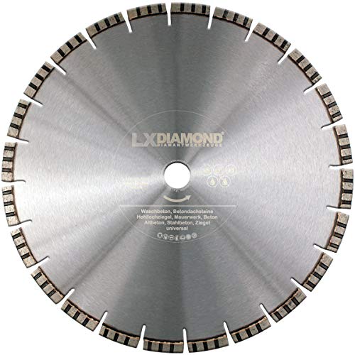 LXDIAMOND Diamant-Trennscheibe 300mm x 30,0mm Premium Laser Diamantscheibe Betonscheibe für Stein Beton Stahlbeton Universal passend für Steinsäge Trennschleifer Motorflex Fugenschneider 300 mm von LXDIAMOND