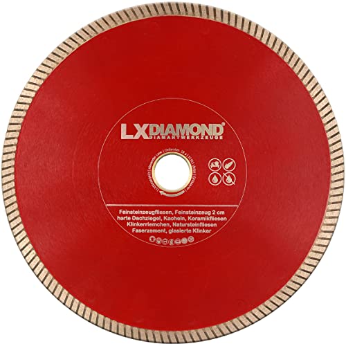 LXDIAMOND Diamant-Trennscheibe 350mm x 25,4mm ideal für den Dauereinsatz in 2-3cm Feinsteinzeug Terrassenplatten Feinsteinzeugfliesen Natursteinfliesen usw. Diamantscheibe 350 mm LXDIAMOND Diamant-Trennscheibe 350mm x 25,4mm ideal für den Dauereinsatz in 2-3cm Feinsteinzeug Terrassenplatten Feinsteinzeugfliesen Natursteinfliesen usw. Diamantscheibe 350 mm von LXDIAMOND