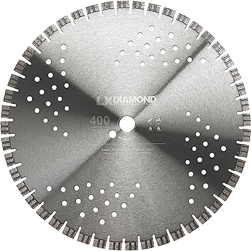 LXDIAMOND Diamant-Trennscheibe 400mm x 25,4mm Diamantscheibe für Kalksandstein hart Beton Granit Mauerwerk Hartgestein 400 mm passend für Schneidetische, Tischsägen, Trennjäger - in Premium Qualität LXDIAMOND Diamant-Trennscheibe 400mm x 25,4mm Diamantscheibe für Kalksandstein hart Beton Granit Mauerwerk Hartgestein 400 mm passend für Schneidetische, Tischsägen, Trennjäger - in Premium Qualität von LXDIAMOND