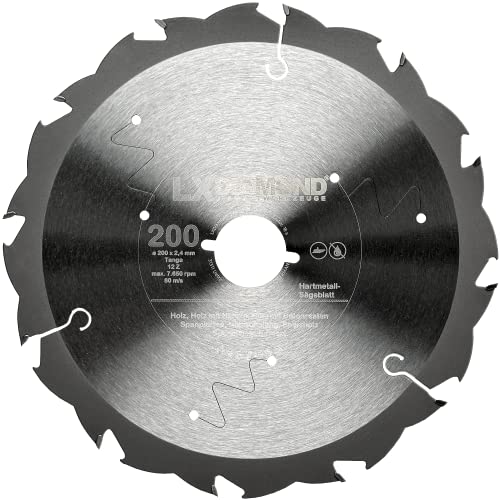 LXDIAMOND Hartmetall Sägeblatt 200mm für Holz, Holzfenster - Nagelfest - Trennscheibe passend für Lamello Tanga DX200 Fensterfräse Montagefräse Fensterfugenschneider 200 mm - in Premium Qualität LXDIAMOND Hartmetall Sägeblatt 200mm für Holz, Holzfenster - Nagelfest - Trennscheibe passend für Lamello Tanga DX200 Fensterfräse Montagefräse Fensterfugenschneider 200 mm - in Premium Qualität von LXDIAMOND