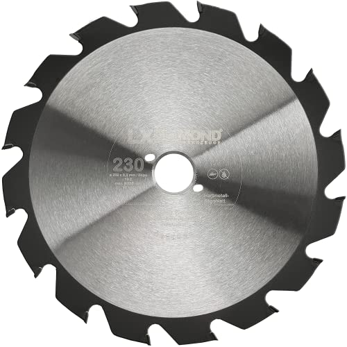 LXDIAMOND Hartmetall Sägeblatt 230mm für Holz, Bauholz, Holzfenster - Trennscheibe passend für Bepo FFS 230 Fensterfräse Montagefräse Fensterfugenschneider 230 mm - in Premium Qualität von LXDIAMOND