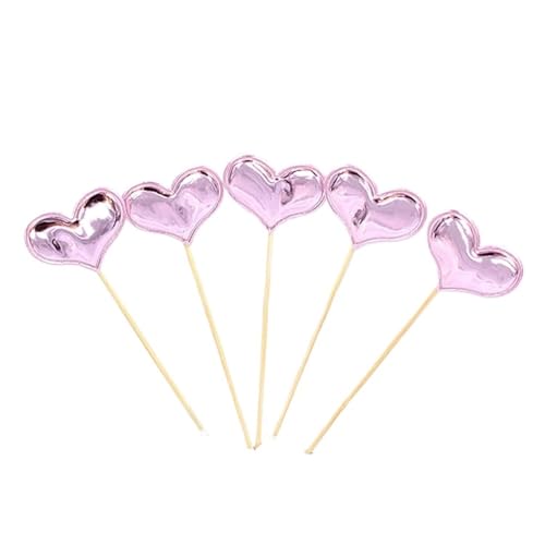 LXHZSY Tortendeko 50 Stück Kuchendekoration Stern Herz Cupcake Topper Deko Hochzeit Geburtstag Party Kuchen Dekorieren(50pcs Set 14) von LXHZSY