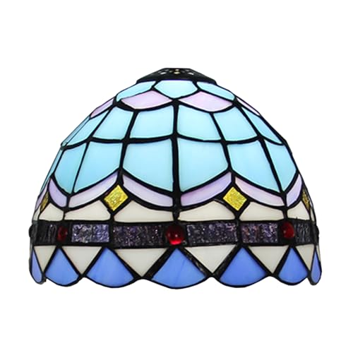 Buntglas-Lampenschirm-Ersatz – Vintage-Lichtabdeckung für Tischlampe, Pendelleuchte und Schreibtischleuchte, ideal für Heimdekoration Buntglas-Lampenschirm-Ersatz – Vintage-Lichtabdeckung für Tischlampe, Pendelleuchte und Schreibtischleuchte, ideal für Heimdekoration von LXJBBD