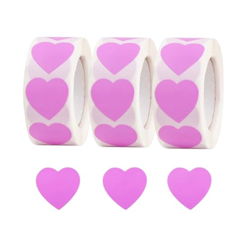 1500 Stück Valentinstags-Herz-Aufkleber, 25 mm, selbstklebende Verpackungsetiketten für Hochzeitstag, Valentinstag, Dekoration 1500 Stück Valentinstags-Herz-Aufkleber, 25 mm, selbstklebende Verpackungsetiketten für Hochzeitstag, Valentinstag, Dekoration von LXJLXD