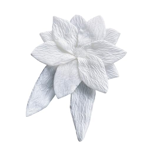 Auffällige übergroße Blumen-Applikation für Kleidung, Mützen, Nähen, Schals, Hochzeitskleider, Dekorationen, Zubehör Auffällige übergroße Blumen-Applikation für Kleidung, Mützen, Nähen, Schals, Hochzeitskleider, Dekorationen, Zubehör von LXJLXD