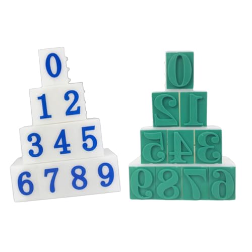 LXJLXD Set mit 10 abnehmbaren Zahlenstempeln für Kunst, Handwerk, 0–9, Zahlenstempel für Kinder, Erwachsene, Kartenherstellung, Scrapbooking und Unterricht LXJLXD Set mit 10 abnehmbaren Zahlenstempeln für Kunst, Handwerk, 0–9, Zahlenstempel für Kinder, Erwachsene, Kartenherstellung, Scrapbooking und Unterricht von LXJLXD