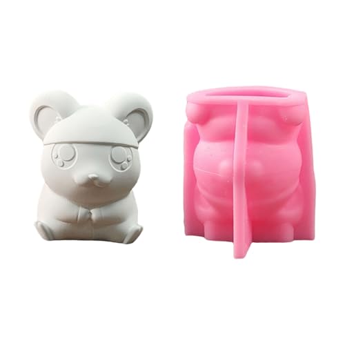 Silikonformen für 3D-Hamsterfiguren, Epoxidharz-Formen zur Seifenherstellung, 3D-Tierstatue, Silikonformen Silikonformen für 3D-Hamsterfiguren, Epoxidharz-Formen zur Seifenherstellung, 3D-Tierstatue, Silikonformen von LXJLXD