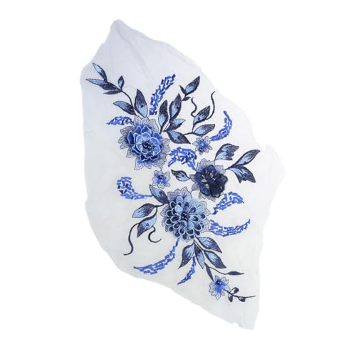 Stickerei-Spitzenapplikation, bestickte Blumenaufnäher, zum Aufnähen von Kleidung, Jeans, Jacken, Röcken Stickerei-Spitzenapplikation, bestickte Blumenaufnäher, zum Aufnähen von Kleidung, Jeans, Jacken, Röcken von LXJLXD