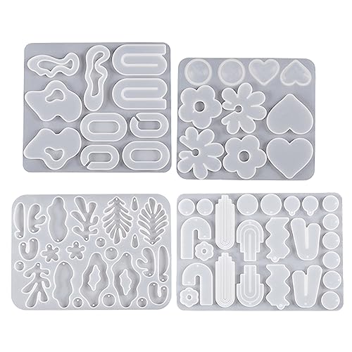 Verschiedene Stile, geometrische Ohrringe, Silikonformen, geeignet für Epoxidharz, Ornamente, Anhänger, Schlüsselanhänger Verschiedene Stile, geometrische Ohrringe, Silikonformen, geeignet für Epoxidharz, Ornamente, Anhänger, Schlüsselanhänger von LXJLXD