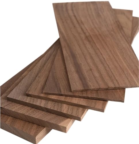 5 stücke DIY Schwarz Nussbaum Holz Platte Block Arbeit Handgemachte Dicke 1-5mm(10x20,4mm) von LXLAEOANG